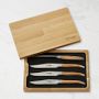 Laguiole En Aubrac Set of 4 Olivewood Steak Knives