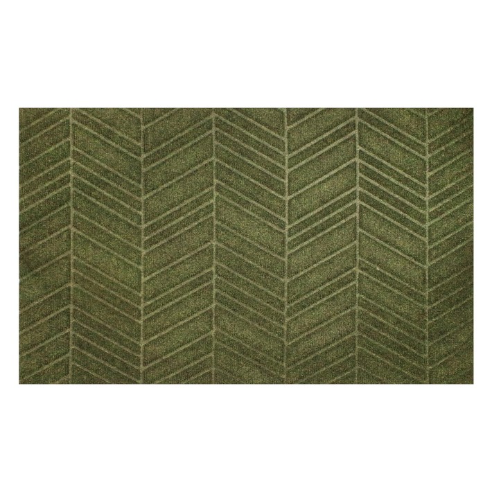 Waterhog Luxe In Vein Doormat (Olive)