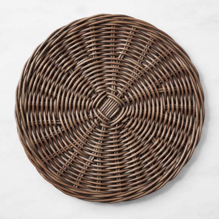 Dark Woven Charger