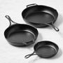 Lodge Blacklock Seasoned Cast Iron 3-Piece Skillet Set