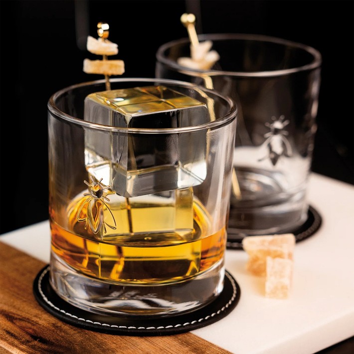 La Rochere Bee Whiskey Tumblers, Set of 4