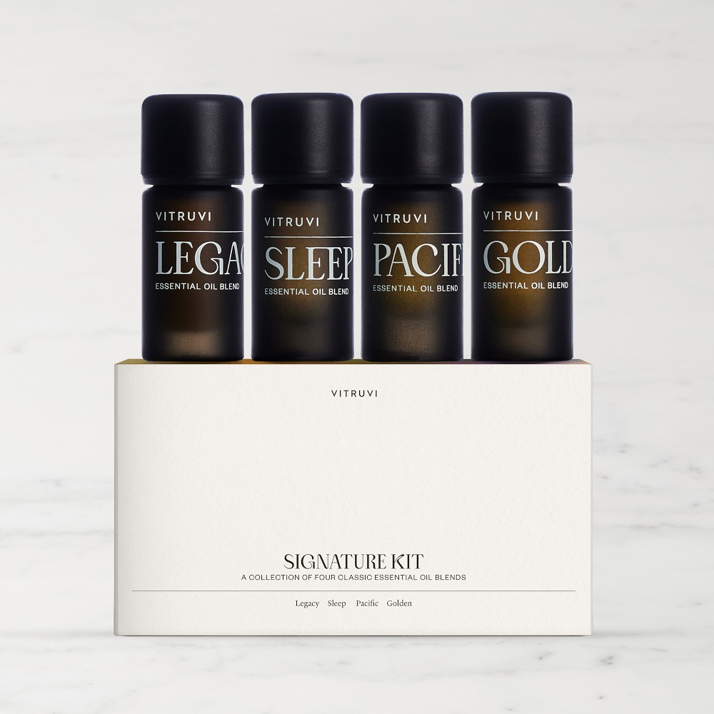 Vitruvi Signature Essential Oils Kit, 5mL, Set of 4