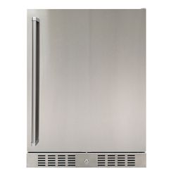 Brama Outdoor Refrigerator, Stainless-Steel