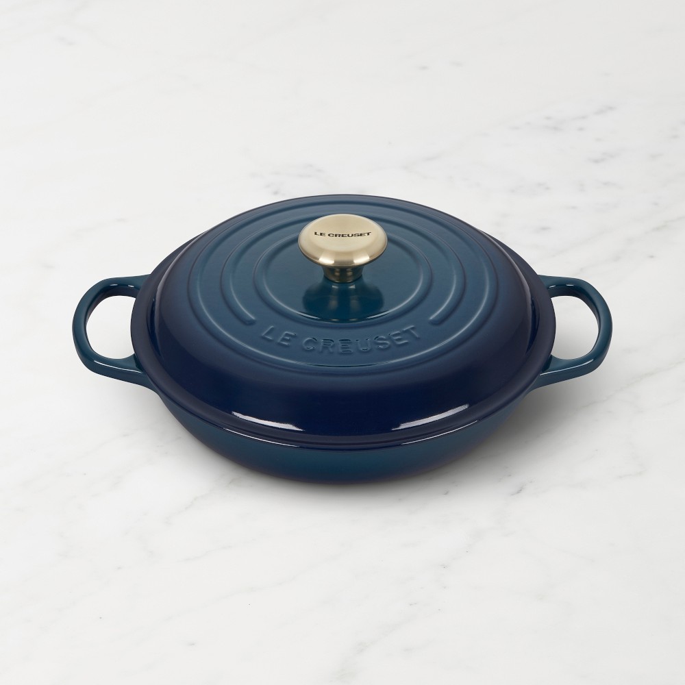 Le Creuset Signature Enameled Cast Iron Braiser, 2 1/4-Qt., Agave