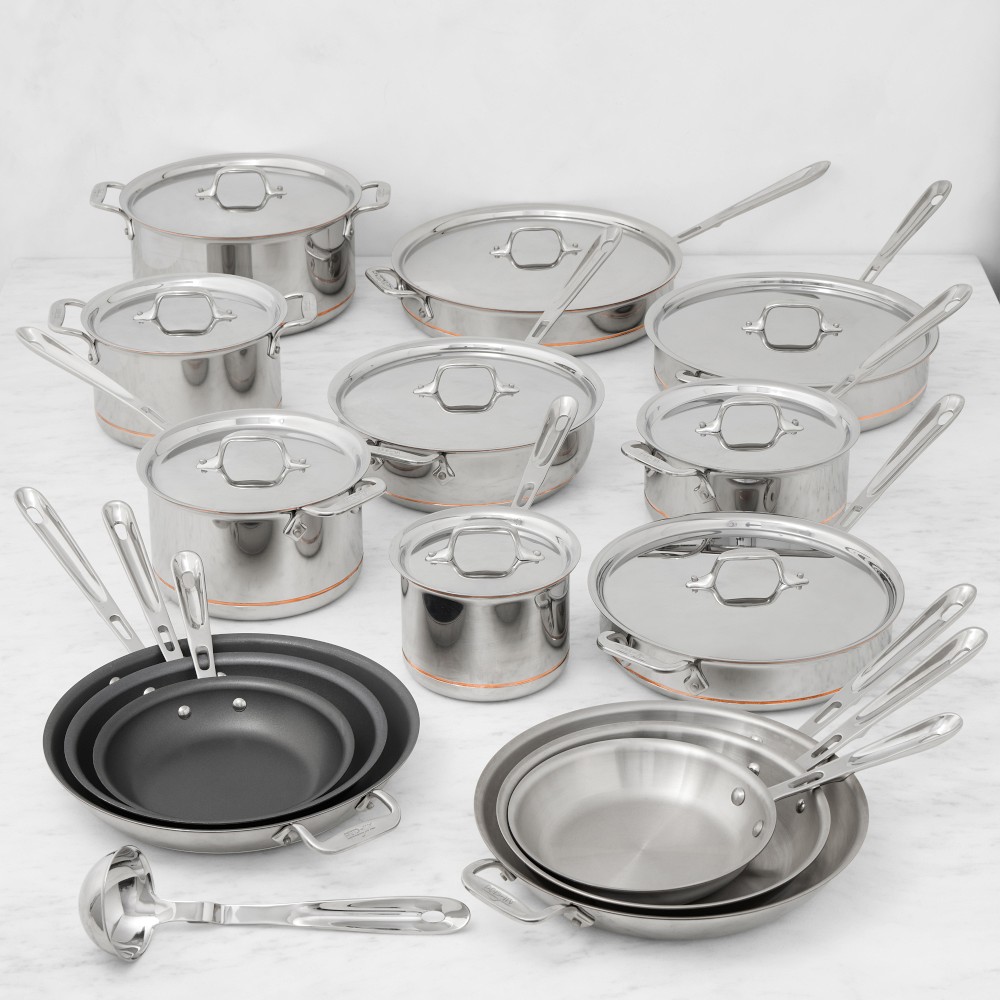 All-Clad Copper Core 25-Piece Cookware Set