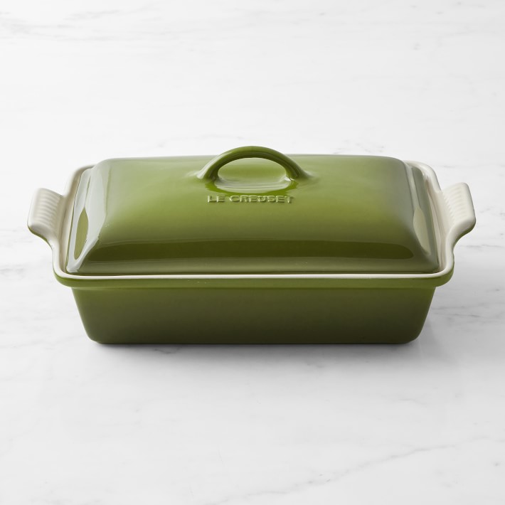 Le Creuset Heritage Stoneware Rectangular Covered Casserole, 4-Qt.