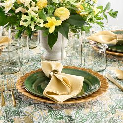 Morris &amp; Co. x Williams Sonoma Bluebell Outdoor Round Tablecloth