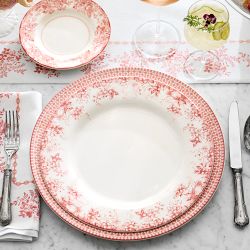 English Floral Dinner Plates
