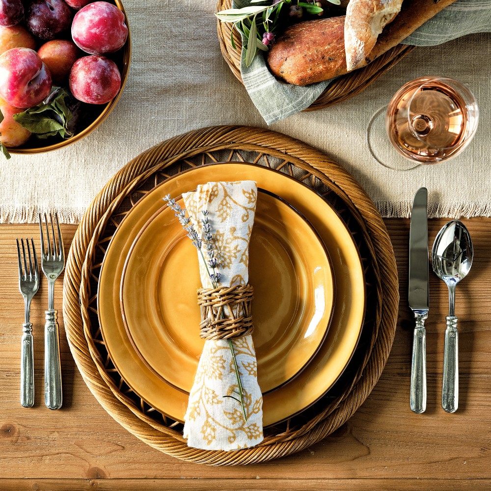 Proven&#231;al Salad Plates, Set of 4