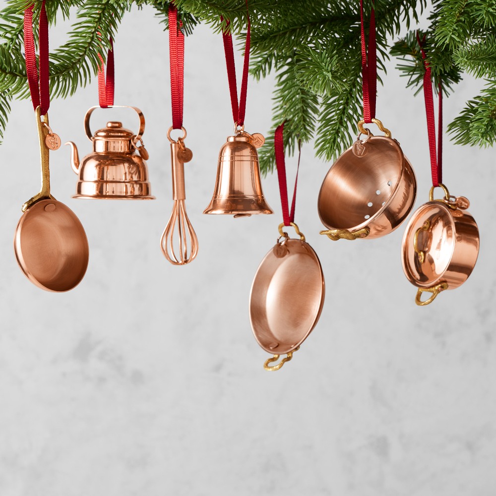 Williams Sonoma Copper Kitchen Ornaments