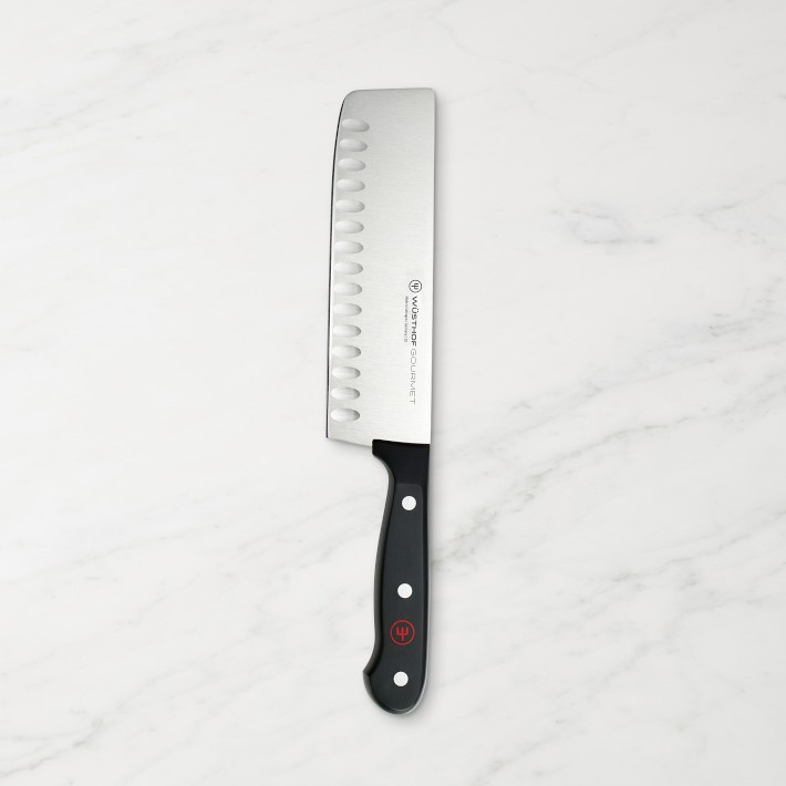 Wüsthof Gourmet Hollow-Edge Nakiri Knife, 7"