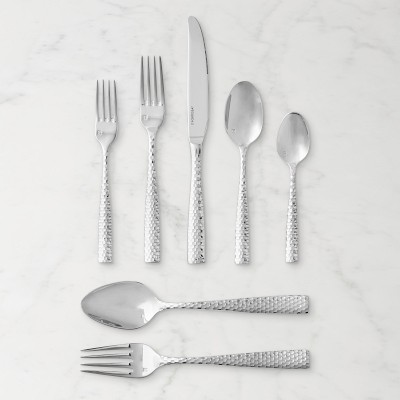 Fortessa Lucca Faceted 42-Piece Flatware Set
