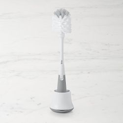 OXO Tot Bottle Brush with Stand, Gray