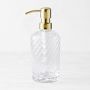 AERIN x Williams Sonoma Home Spiral Glass Bath Collection