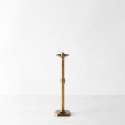 Oversized Brass Taper Holder