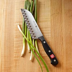W&#252;sthof Gourmet Hollow-Edge Santoku Knife
