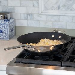 SCANPAN&#174; TSS+ Stainless-Steel Nonstick Wok, 12 1/2&quot;