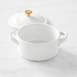 Le Creuset Stoneware Holly Mini Cocotte, 8-oz