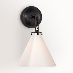 Scarlet Conical Sconce