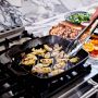 Smithey Seasoned Cast Iron Grill Pan, 12&quot;
