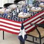 American Flag Tablecloth, 70"x108"