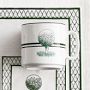 Clubhouse Embroidered Cocktail Coasters, Set of 4