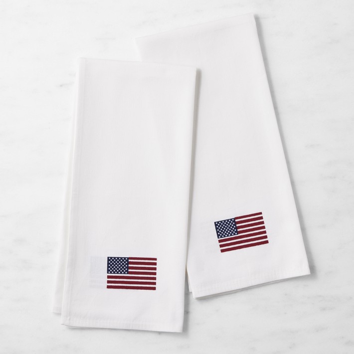 American Flag Towels, Set of 2