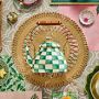 MacKenzie-Childs Emerald Check Tea Kettle
