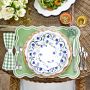 AERIN x Williams Sonoma Garden Bouquet Blue Scalloped Charger