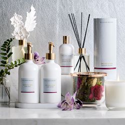 Williams Sonoma Crystal Flower Diffuser and Refill Set, Orchid &amp; Fern