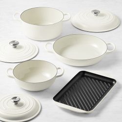Le Creuset Signature Enameled Cast Iron 7-Piece Essential Cookware Set