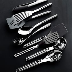 Williams Sonoma Stainless-Steel Silicone Slotted Turner