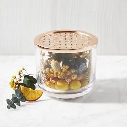 Home Fragrance Potpourri Jar, Citrus &amp; Sage