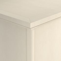 Lacourte Ivory 45&quot; Upright Desk