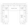 Paxton 5-Piece U-Shape Sofa Sectional (38&quot;-113&quot;)