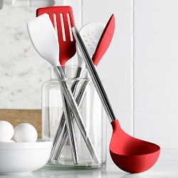 Williams Sonoma Stainless-Steel Silicone Slotted Turner