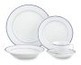 Apilco Tradition Blue-Banded Porcelain Dinnerware Sets