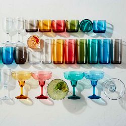 DuraClear&#174; Tritan Outdoor Multicolored Double Old-Fashioned Glasses, Set of 6