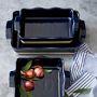 Emile Henry French Ceramic Ruffled Rectangular Baker