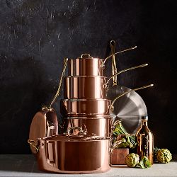 Mauviel M'150B Copper 12-Piece Cookware Set