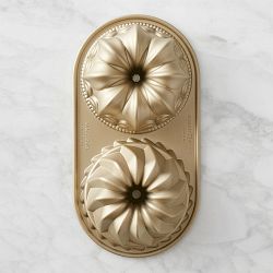 Nordic Ware Nonstick Cast Aluminum Duet Bundt&#174; Plaque