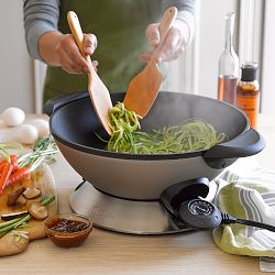 Breville Hot Wok Pro 8-Qt. Stainless-Steel Electric Wok
