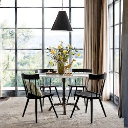 La Coupole Round Iron Bistro Table (42&quot;-56&quot;)