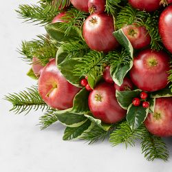 Faux Apple Topiary, 24&quot;-30&quot;