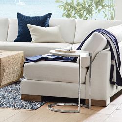 Marble &amp; Metal Accent Table (18&quot;)