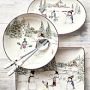 Snowman Dinner Plates, Set of 4