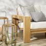 Larnaca Outdoor Natural Teak Customizable Sectional (62&quot;-90&quot;)
