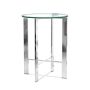 Mercer Side Table, Glass (19&quot;)