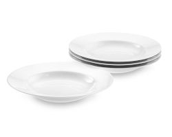 Apilco Tuilleries Porcelain Soup Plates, Set of 4