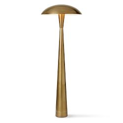 Watson Floor Lamp, Antique Brass